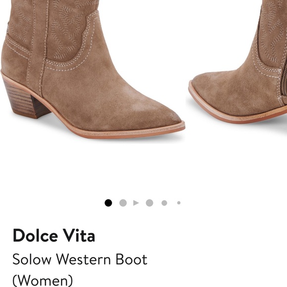Dolce Vita Size 7 Solow Western / cowboy ankle boots. - Picture 2 of 6